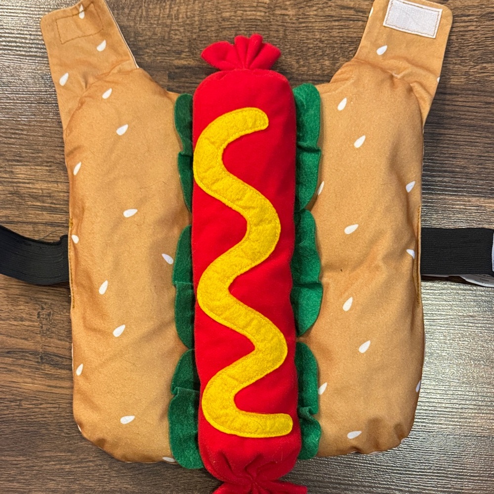 Get it for next year at reduced price.  Michaels Hot Dog Costume.